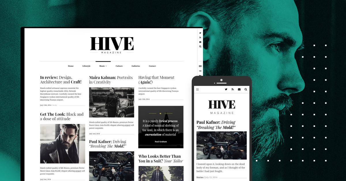 Hive News WordPress Theme