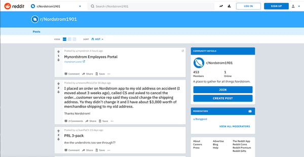 Nordstrom Subreddit