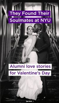 NYU Valentines Day Instagram Story