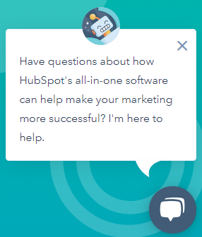 hubspot chatbot example