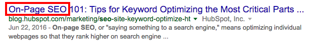 A Simple Guide to Adding Keywords in Wordpress How to add keywords to WordPress: shows how the title displays on SERP