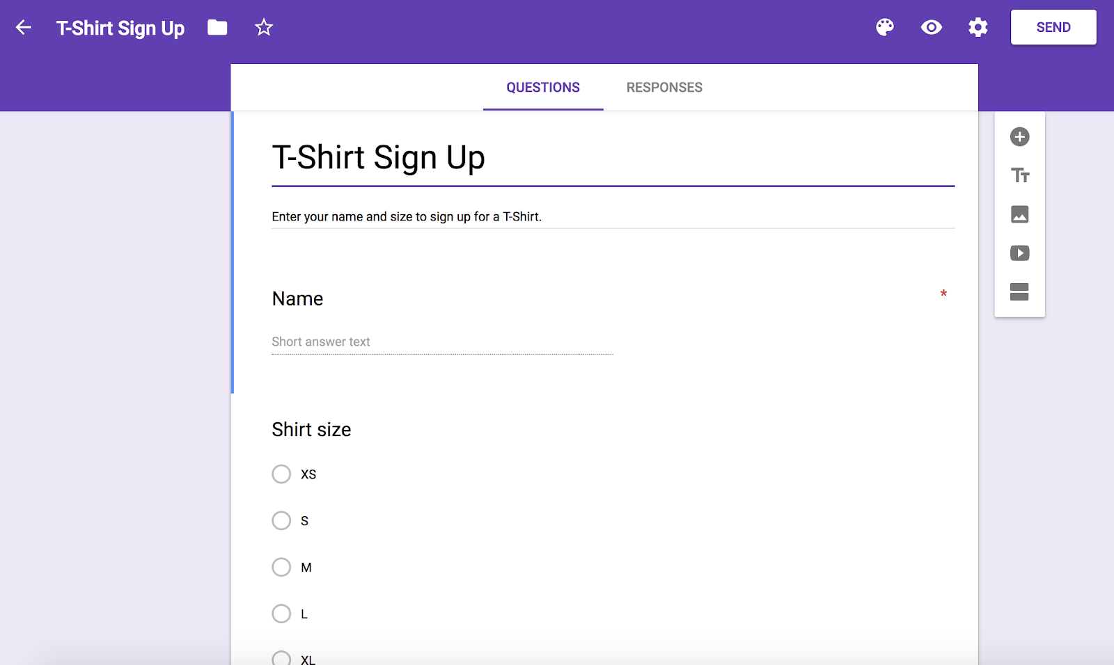 google forms sign up sheet time slots