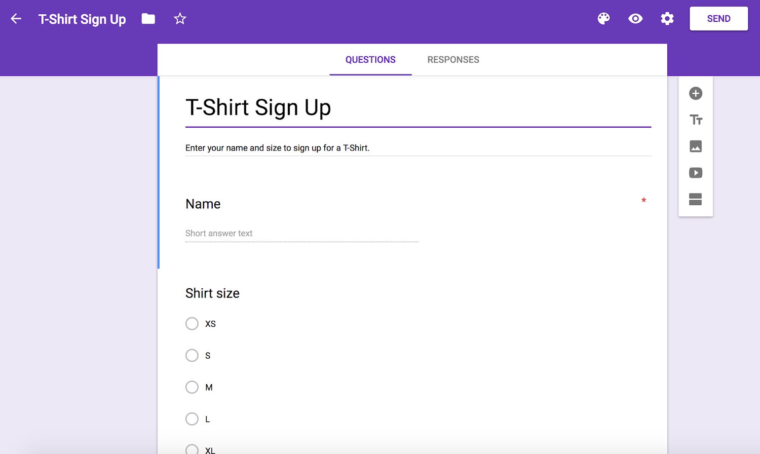 Sign Up Template