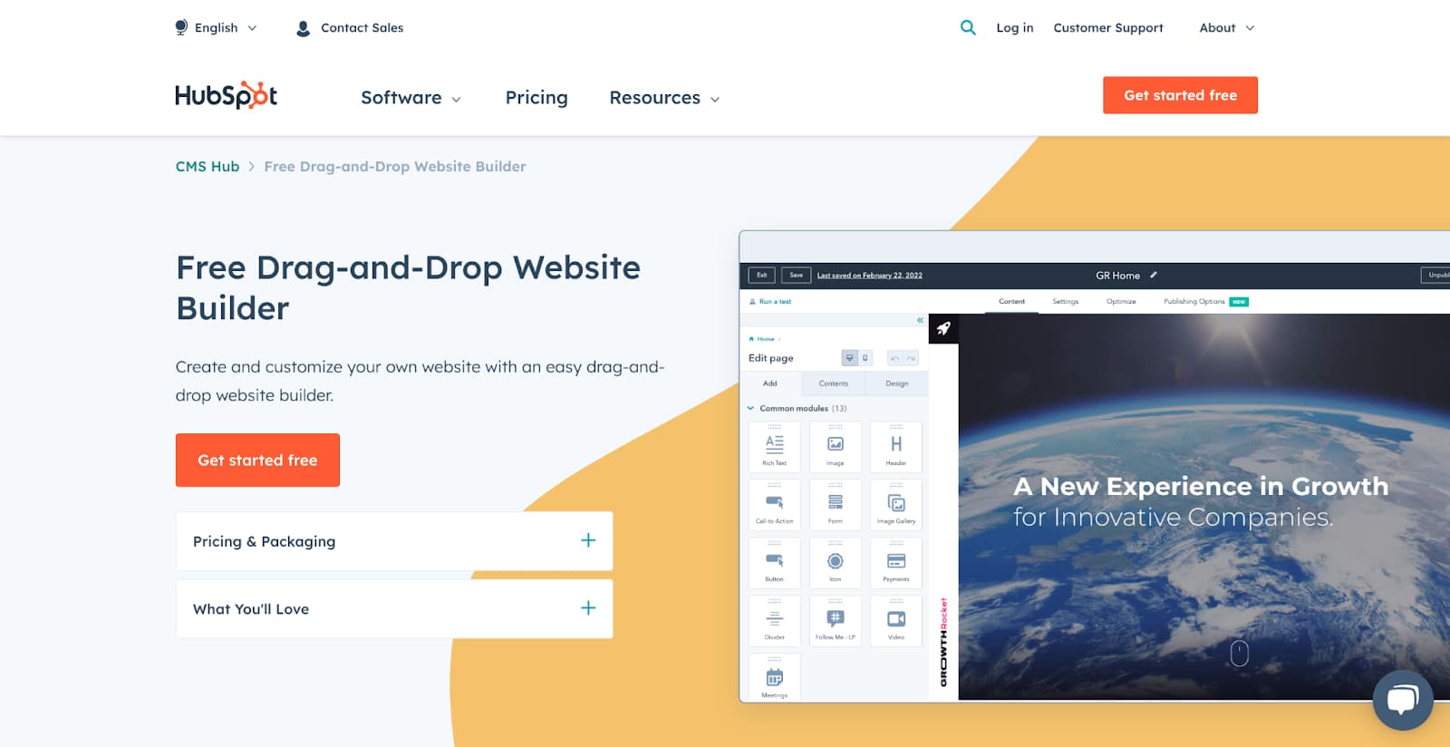 HubSpot Web Builder.jpg?width=1600&name=HubSpot Web Builder - 17 of the Best Free Website Builders to Check Out in 2023