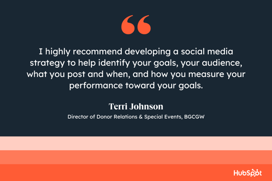 I%20highly%20recommend%20developing%20a%20social%20media%20strategy%20to%20help%20identify%20your%20goals%2c%20your%20audience%2c%20what%20you%20post%20and%20when%2c%20and%20how%20you%20measure%20your%20performance%20toward%20your%20goals.png?width=550&height=367&name=I%20highly%20recommend%20developing%20a%20social%20media%20strategy%20to%20help%20identify%20your%20goals%2c%20your%20audience%2c%20what%20you%20post%20and%20when%2c%20and%20how%20you%20measure%20your%20performance%20toward%20your%20goals - Social Media for Nonprofits: Top Tips From BGCGW’s Director of Donor Relations