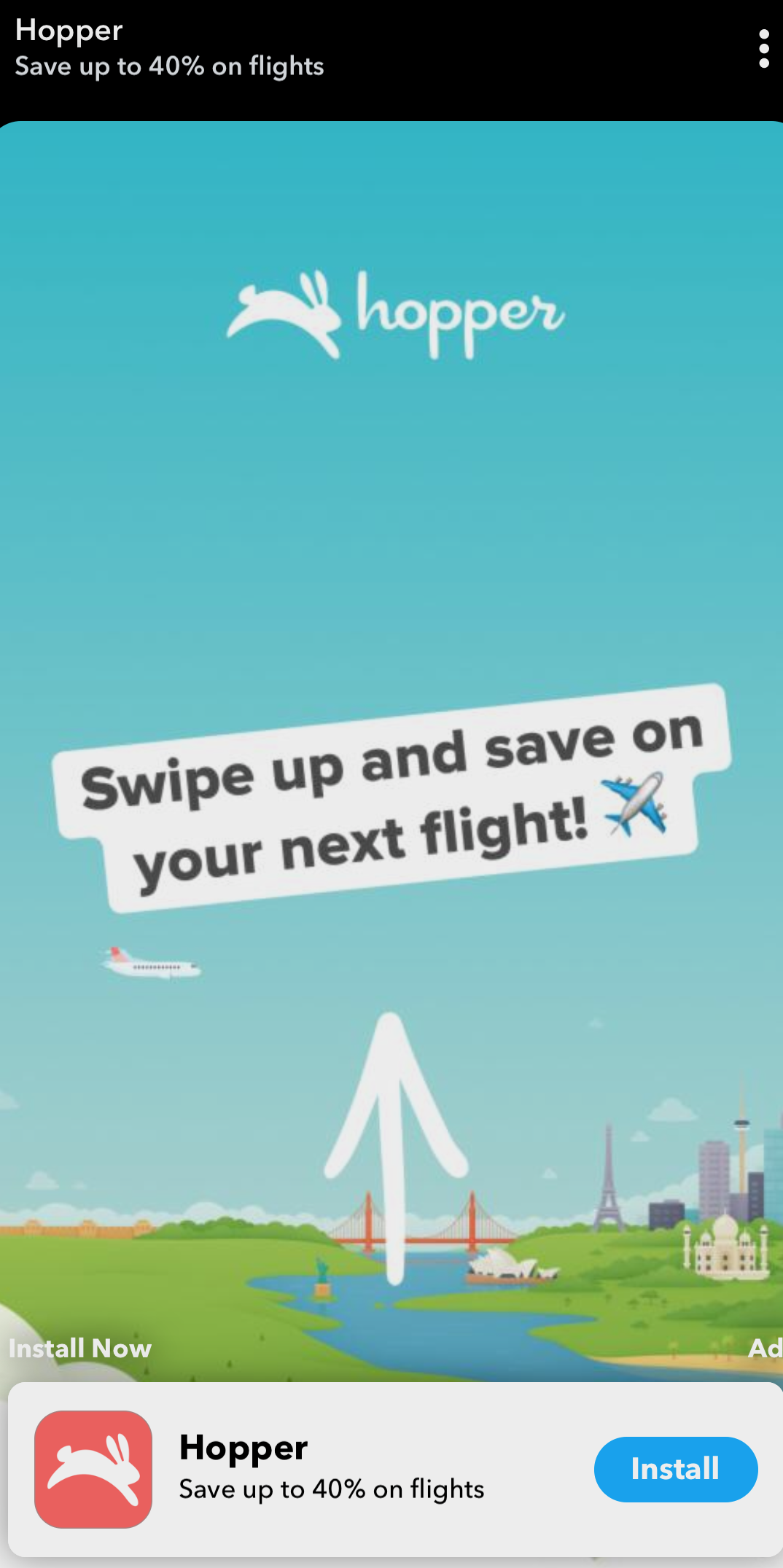 example of a snapchat ad
