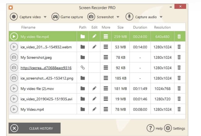 Icecream Screen Recorder IT software