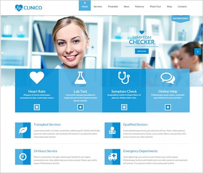 Clinico-Medical-and-Health-WordPress-Theme