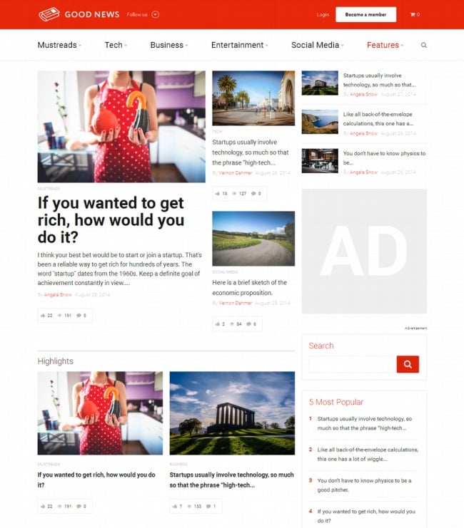 45+ Best AdSense-Optimized WordPress Themes for 2020