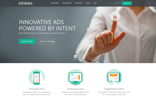 InfoLinks ad platform