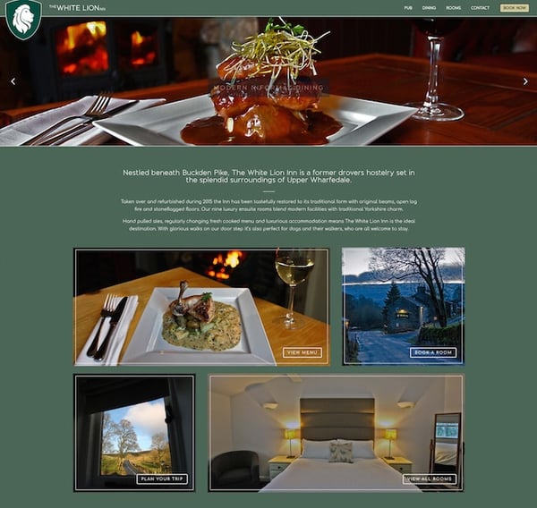 Masons Bar and Bistro website built with Divi theme