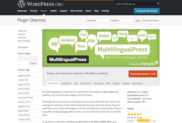 multilingualpress plugin Translation Plugins for Multilingual WordPress Sites