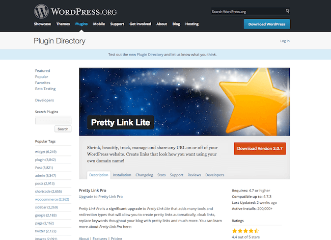 Pretty Link Lite