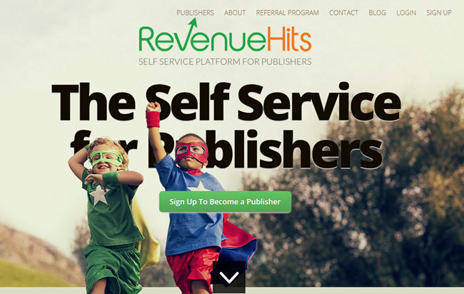 RevenuHits ad platform