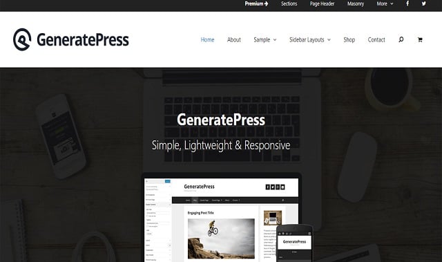 Generatepress, Fast Loading Themes
