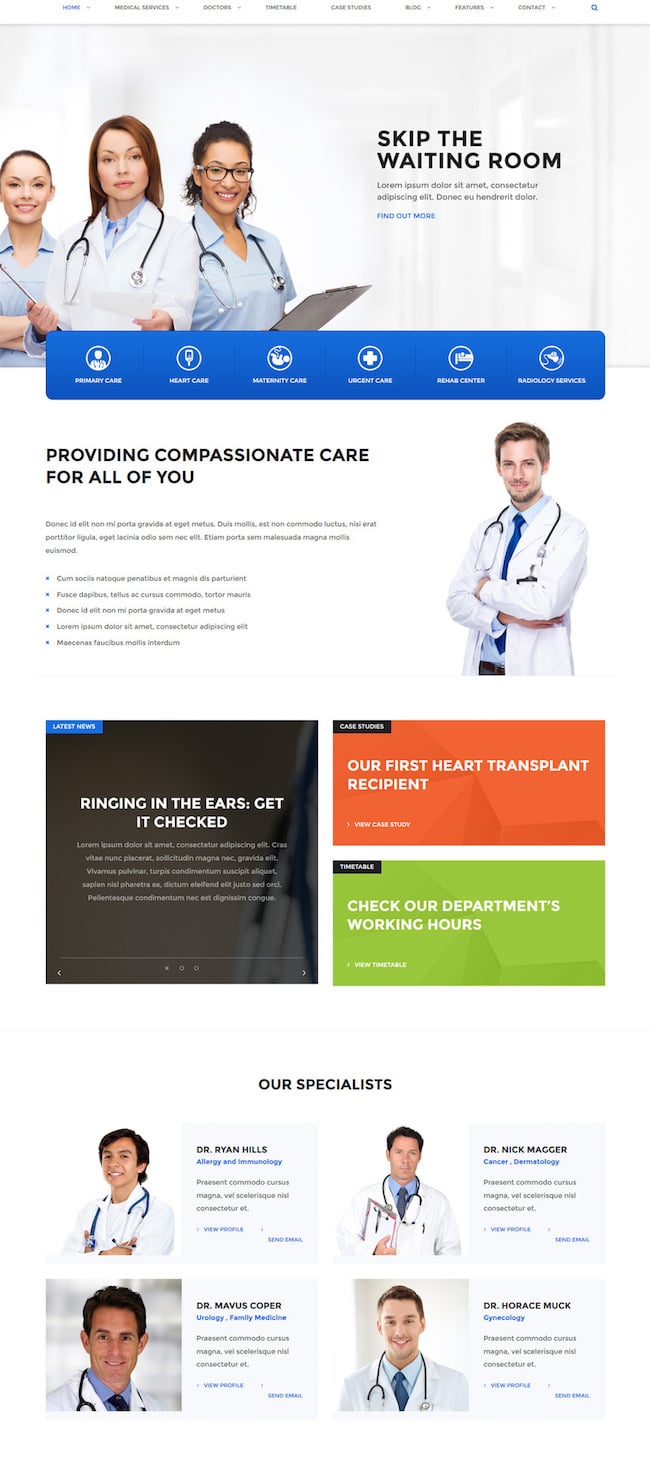 30+ Best Medical & Health WordPress Themes for 2020