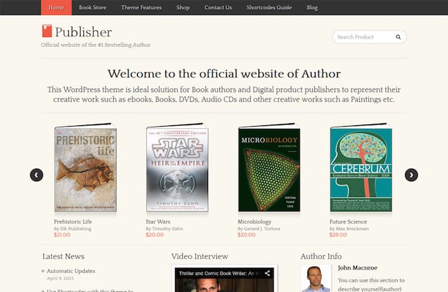 Best Wordpress Bookstore Themes For Selling Books 2020
