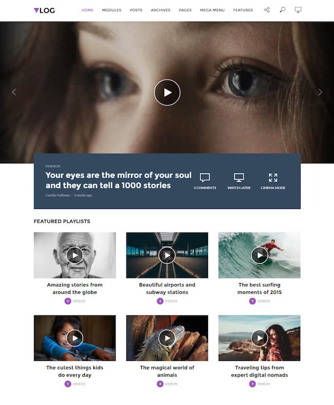 20+ Best WordPress Themes with Video Header & Video Background