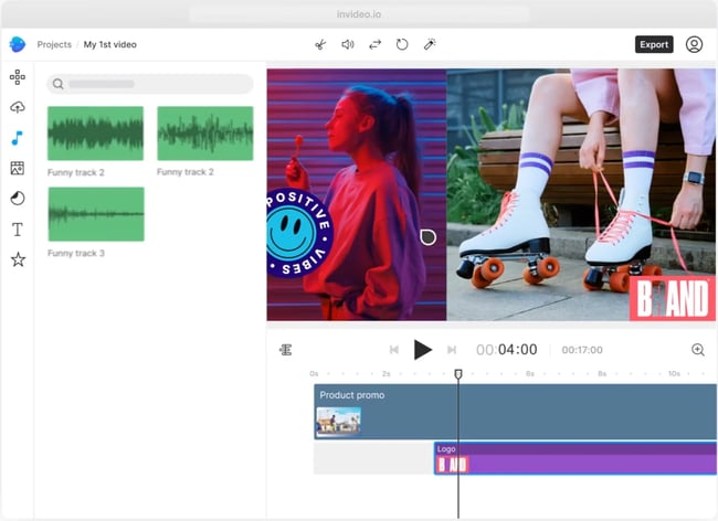Best Video Editing Apps: InVideo