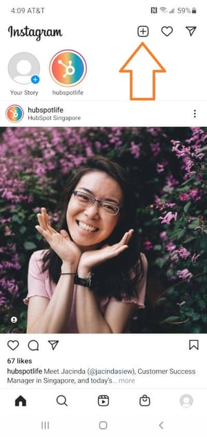 Instagram Post Icon on Home Screen [+]