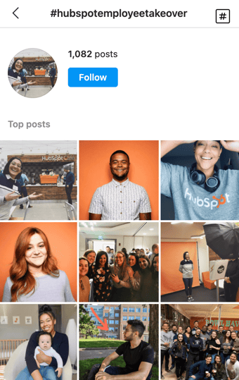 social media roi: Instagrams employee takeover