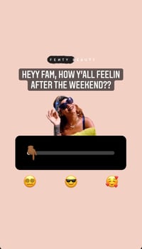 Instagram Story Format: an example of an interactive Instagram Story