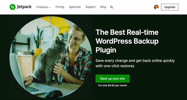 Jetpack Backup plugin offers real-time backups for WordPress