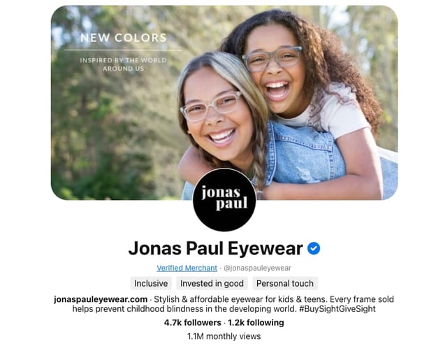Perusahaan di Pinterest: Jonas Paul Eyewear