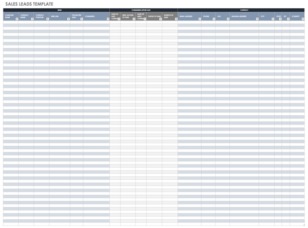 Sales & Marketing Alignment: 21 Free Sales Activity Tracker With Sales Rep Visit Report Template