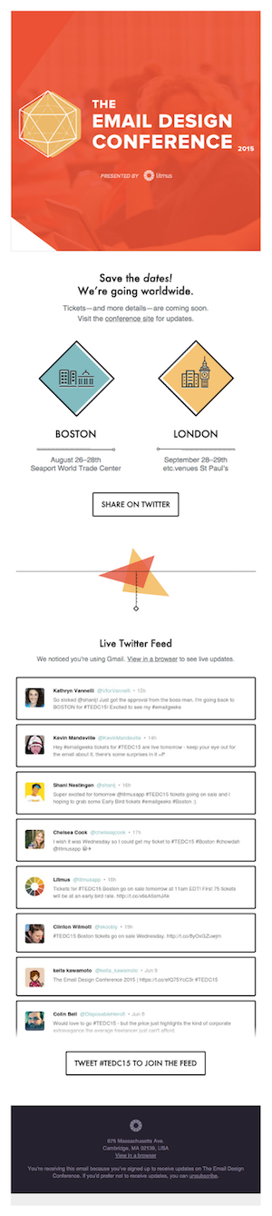 14 of the Best Examples of Beautiful Email Design