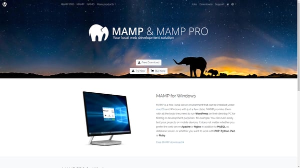 MAMP is a local web development tool.