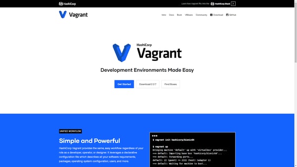 Vagrant is a local web development tool.