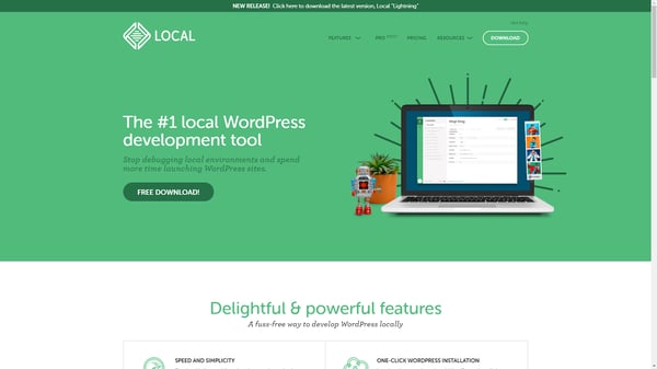 Local is a full featured WordPress development tool.