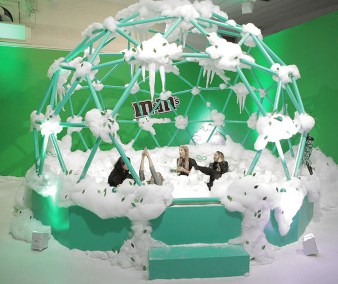 M&Ms immersive pop-up in NYC