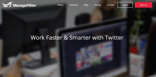 ManageFlitter for optimizing Twitter publishing times