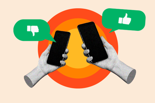 messaging app illustration