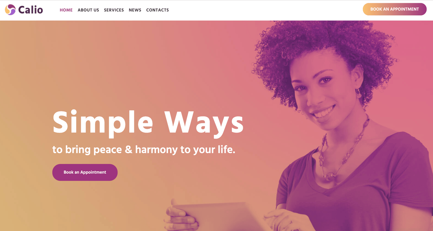 Monstroid theme to create a static website using WordPress