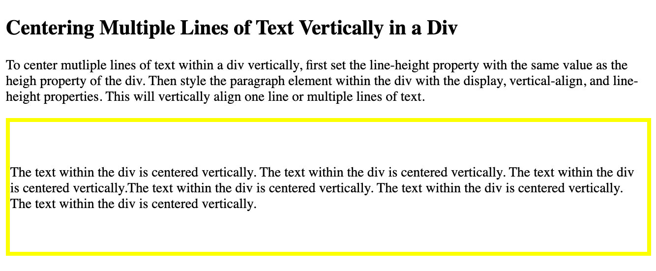 11 Ways to Center Div or Text in Div in CSS