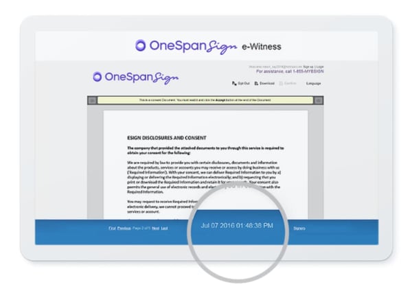 OneSpan Sign eSignature