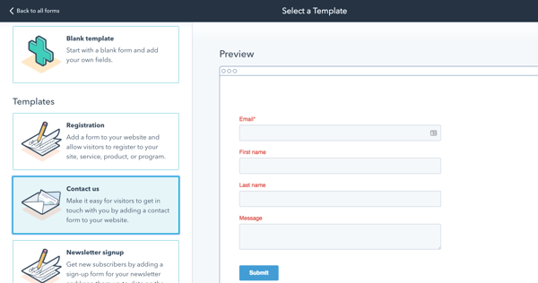 Newsletter Signup Form Template from blog.hubspot.com