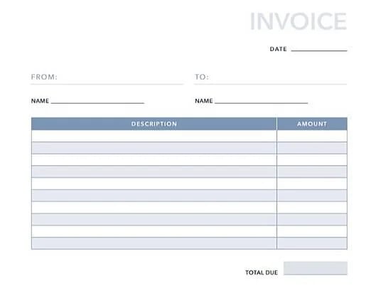 design invoice template