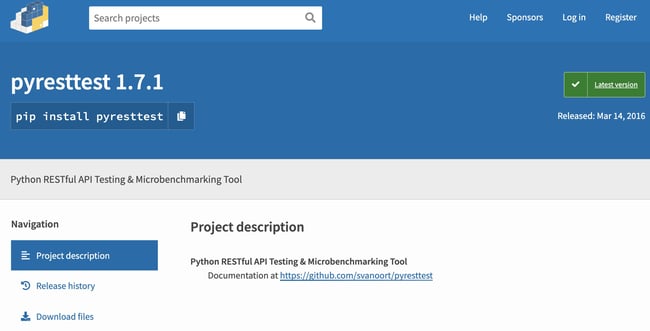 Best API Testing tools: Pyrestest