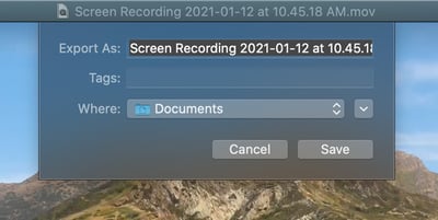 How to download a webinar recording quick time player step one save recording in the export as field