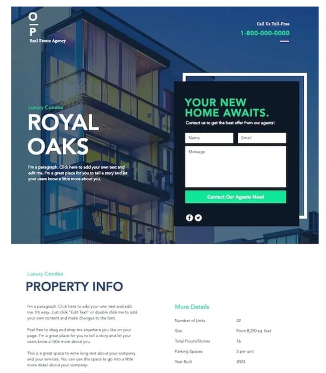 Real%20Estate%20Landing%20Page%20template.png?width=650&height=744&name=Real%20Estate%20Landing%20Page%20template - 25 Top-Notch Product Landing Page Templates