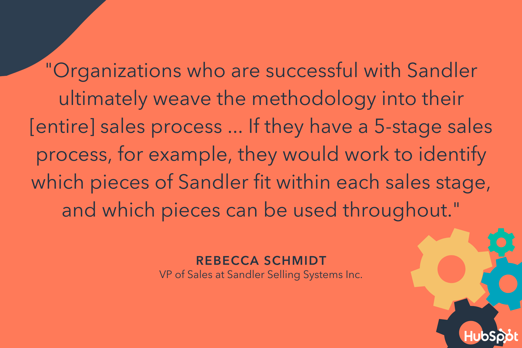 Rebecca Schmidt on how to implement the Sandler System