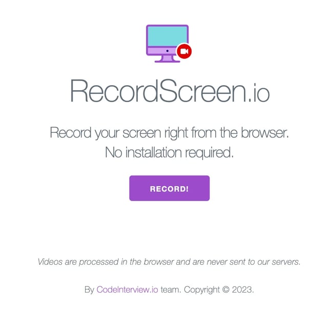 best screen recorder: Record Screeen io