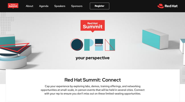 Red%20Hat%20Summit.jpg?width=650&name=Red%20Hat%20Summit - The 22 Best Conference Website Designs You&#039;ll Want to Copy