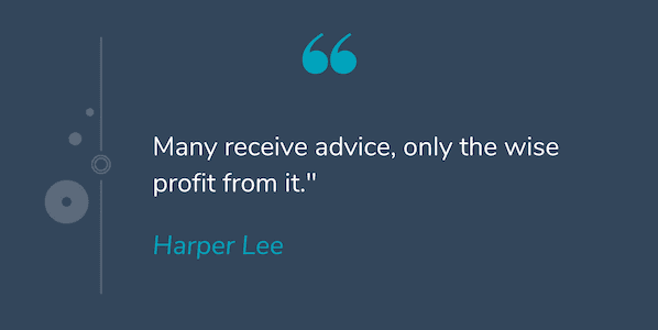 Deep quote by Harper Lee