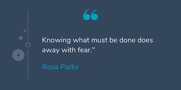 Deep quote by Rosa Parks