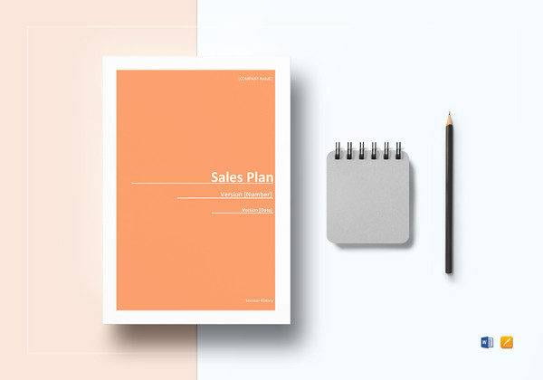 Sample Sales Plan Template in Microsoft Word